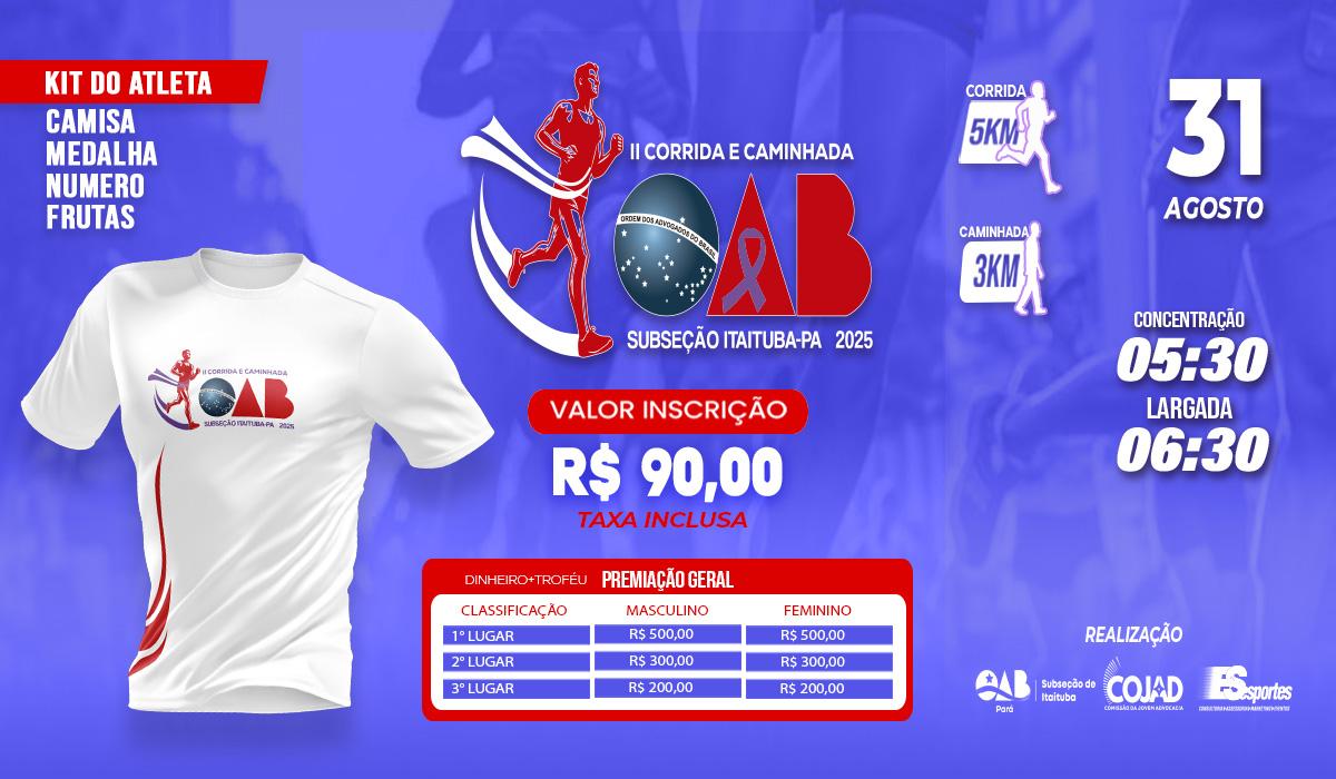 2ª Corrida e Caminhada OAB Itaituba