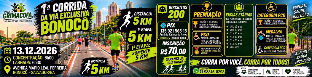 1ª Corrida da Via Exclusiva Bonocô
