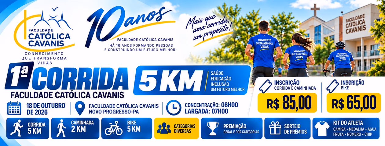 1ª Corrida Faculdade Cátolica Cavanis