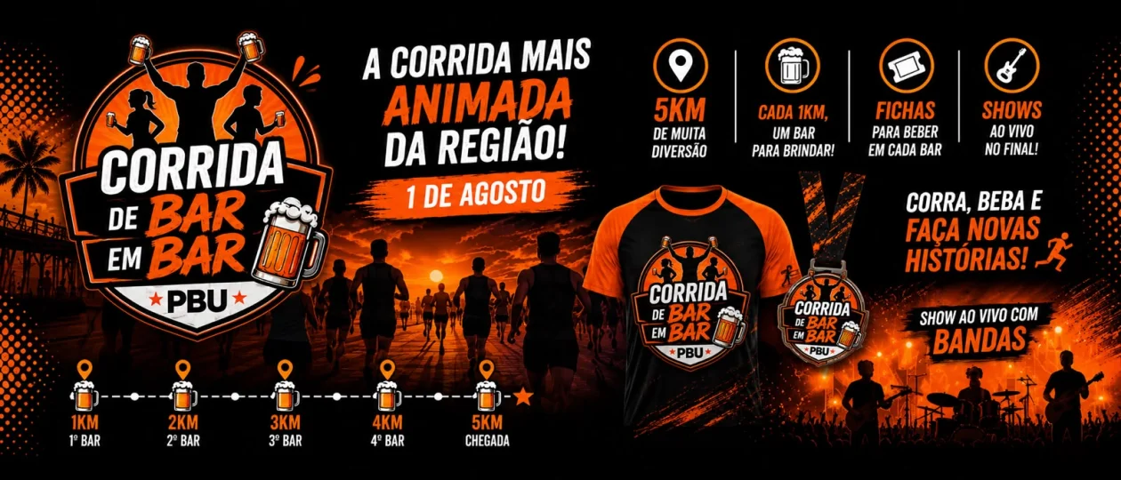 CORRIDA DE BAR EM BAR PBU