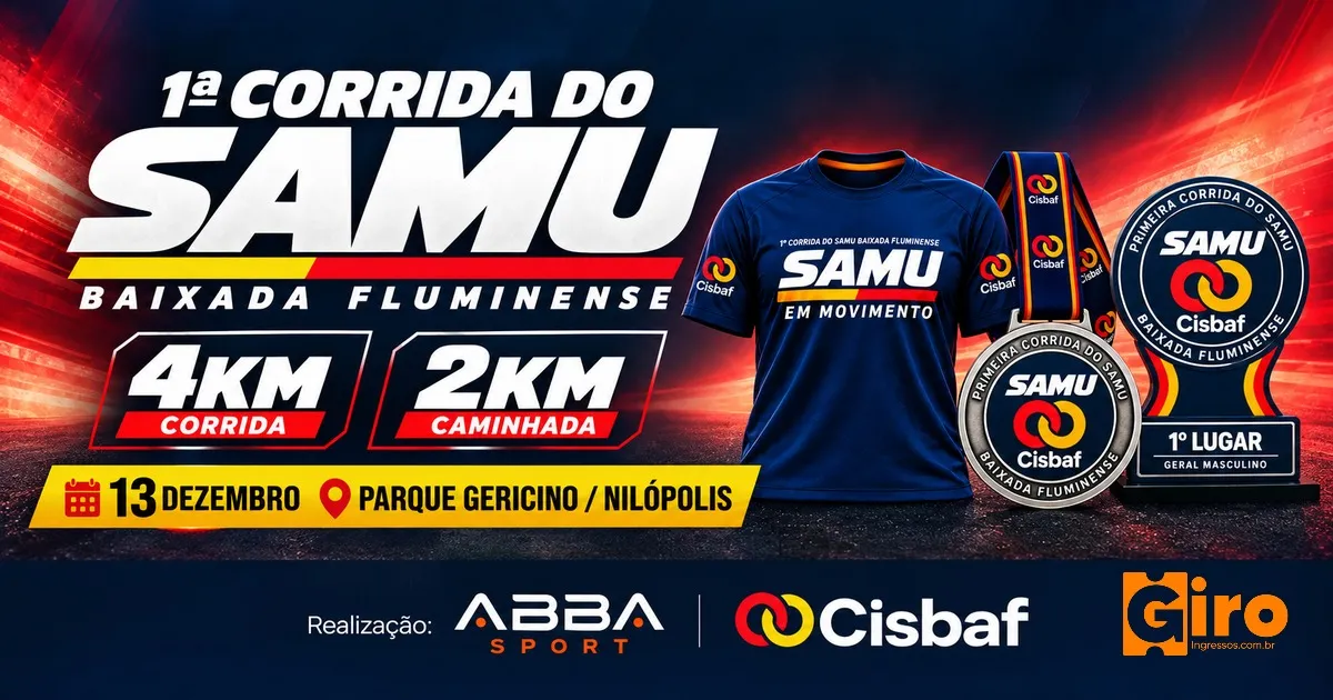 1ª Corrida do SAMU - Baixada Fluminense
